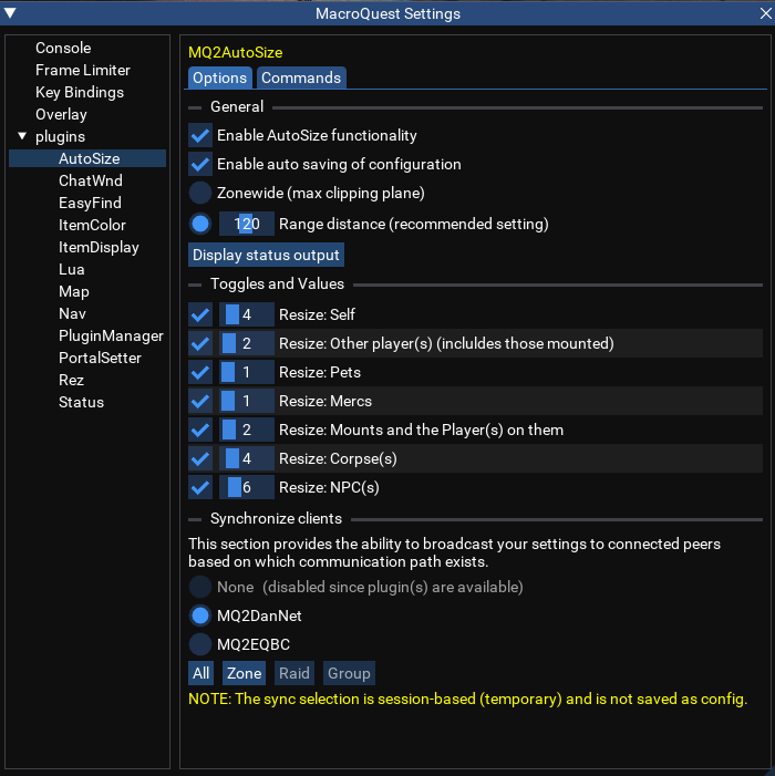 MQSettings AutoSize